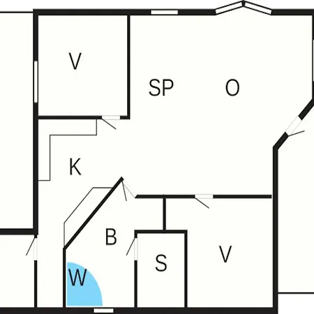 Ferienhaus 6 Person In Rudkobing Spodsbjerg